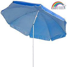 Arcoiris - Ombrellone da spiaggia in alluminio, protezione solare UPF+50