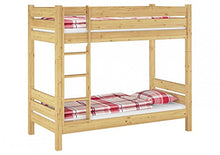 Erst-Holz Solido Letto a Castello per Adulti 90x190 con doghe rigide e divisibile 60.16-09-190T100