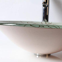 Jgophu Vaso in vetro artistico Vanity Sink cromato
