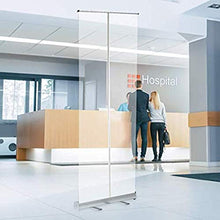 LHDQ 80 * 200cm Barriera parafiato in plexiglass Trasparente per Merce e pagamenti Ideale per farmacie, Negozi, edicole, uffici ed Imprese