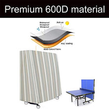 xiangxin Copertura Antipolvere per mobili, Copertura per Tavolo da Ping Pong, Tessuto Oxford Impermeabile 600D per Uso Esterno da Tavolo