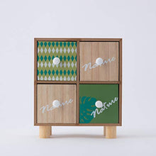 Linea oro Cassettiera con 4 cassetti Multicolore