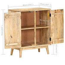 vidaXL Credenza 60x35x75 cm in Legno Massello di Mango