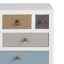 AC Design Furniture Suwen Cassettiera, Alt: 81 x L: 70 x P: 32 cm, Multicolore, Legno, 1 pz
