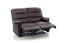 DIVANO RECLINER MOD. MARA COLORE MARONNE IN ECO PELLE 130X80X100H CM