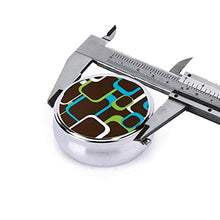 Scatola rotonda per medicina portatile, mini pillole in metallo, dispenser per pillole, borsa da tasca, regalo da viaggio, marrone, verde, blu, bianco, retro