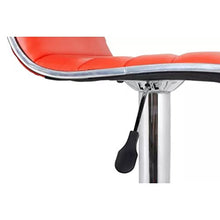 vidaXL Sgabello Coppia sgabelli Bar e Cucina Design Moderni Ecopelle Imbottita Rossi