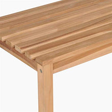 BIGTO - Panca da Giardino in Legno massello di Teak