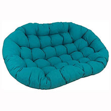 ZWPY Cuscino per Sedia sospesa Altalena in Rattan, Cuscino Papasan per 2 Persone, Senza Sedia, Cuscino per Cesto Appeso, Cuscino per Sedia Amaca, per Patio Esterno da Giardino Interno