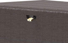 Duramax CedarGrain Durabox Scatola portaoggetti Esterni e mobili da Giardino, Struttura in Legno e plastica richiudibile, Marrone
