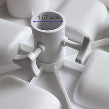 YUEN Vassoio per Ombrellone da Spiaggia con Portabicchieri E Gancio per Appendere Materiale Pp per Patio Giardino Piscina Spiaggia