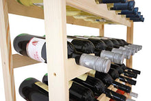Lenmar R-63 - Scaffalatura in legno per 63 bottiglie di vino