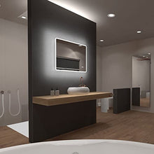 Aurlane Specchio da bagno rettangolare a LED, 80 x 70 cm, Ulysse LED 80
