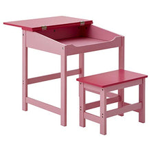 Premier Housewares 2402525 Set Scrivania e Seggiolino per Bambini, 57x55x48 cm, Rosa