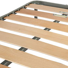Comprarredo Rete a doghe larghe una piazza e mezza 120x190 ortopedica e robusta, con telaio in metallo per letto una piazza e mezza