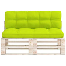 Buyounger Cuscini per Divano Pallet 2 pz Verde Brillante