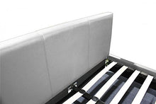 Letto matrimoniale contenitore 220x167 bianco o nero in ecopelle due piazze piedini legno I
