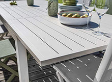 Tavolo Trieste ALLUNGABILE 160/240X102 Crema Pranzo Esterno Giardino ARREDO Patio