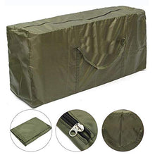 Borsa da Giardino per Cuscini, 210D Oxford Borsa da Giardino Grande Impermeabile Borsa per Cuscino da Viaggio Custodia Leggera con Cerniera, Verde (122 * 39 * 55)