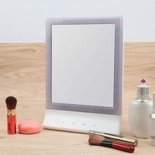 HMMN Ampio Specchio Principessa a LED, con Specchio a vanità Leggero/Smart Touch Screen Portatile Specchio da Bagno/Dressing Decoration