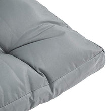 giordano shop Set 3 Cuscini Seduta e 2 Schienali per Pallet in Poliestere Imbottito Grigio Scuro