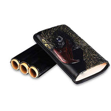 SMEJS Viaggi Portable Cigar Humidor - Leather Cigar Box di stoccaggio Seal Design Cigar idratante Set