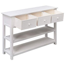 SKM Credenza Bianca 115x30x76 cm in Legno (14.35kg)