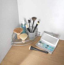 Metaltex serie Onda - Mensola angolare a un ripiano per bagno - (460201)