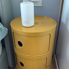 YLKCU Comodini Rotondo 4 Livelli Creativo Multi Strato Portaoggetti Tavolino da caffè Soggiorno Mensola Laterale Camera da Letto Comodino Balcone Espositore Armadietto Arredamento Moderno Semplice