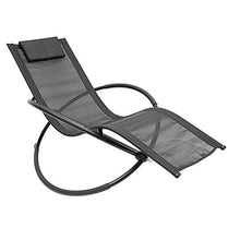 lilizhang Folding Zero Gravity Sedie Sdraio da Spiaggia reclinabile, for Beach Patio con Giardino, Camping