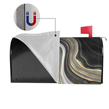 Moderno nero oro agata pietra preziosa unica progettato cassetta delle lettere copertura cassetta postale per giardino giardino giardino cantiere dimensioni standard 53 x 40 cm