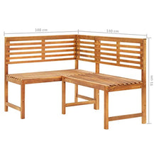 vidaXL Set da Bistrot 2 pz in Legno Massello di Acacia