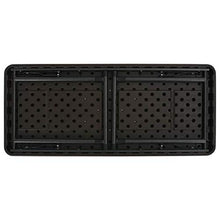 SKM Set da Bistrot 3 pz Pieghevole in HDPE Marrone Stile Rattan (15.55kg)