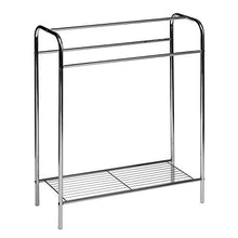 Premier Housewares - Porta asciugamani cromato da pavimento, colore: Argento