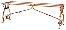 Biscottini Base in Ferro Pieno Rettangolare L207xPR70xH74 CM