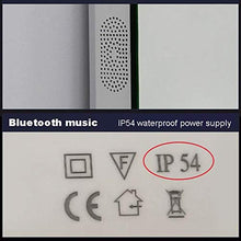 Bathroom mirror Smart LED Specchio da Bagno, Musica Bluetooth defogger, Tempo di visualizzazione e Temperatura 60 * 80 cm