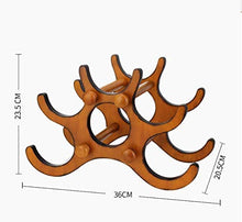 DJSMjbj European Wine Rack Supporto della Bottiglia, Disegno Originale, Free-Standing Ripiani