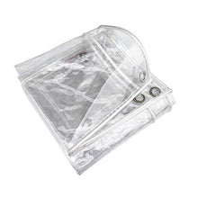 ZKORN Telone Telo Copertura Teloni Trasparenti Impermeabile Pvc Vetro Morbido Con Occhielli, Giardino Floreale Facile Da Installare, Adatto Per Giardino, Spessore 0.3 Mm(1.4 * 2.5m(4.59 * 8.20ft))