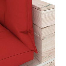 vidaXL Divano Angolare da Giardino in Pallet con Cuscini Legno di Pino