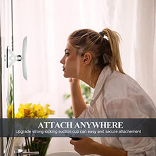 TOUCHBeauty Specchio Ingranditore 7X, Specchio Trucco con Luci Rotazione a 360°, Potente Ventosa, Tocco Intelligente per Bagno e Viaggi
