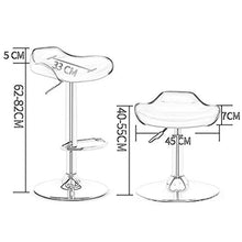 LIYONG Bar Stool, 360 ° di Rotazione da Cucina Sgabello Chrome Poggiapiedi Ambiente Industriale Bistro Cafe Vino (Size : M)