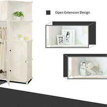Kylincss Armadio per Vestiti Portatile Armadio Armadio per Camera da Letto Armadietto di stoccaggio Cube, capiente