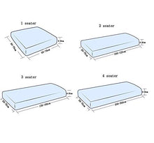 Suuki copriseduta Divano,Coprisedile per Divano Coprivaso,con Fondo Elastico,Copridivano per Divano in Poliestere Spandex per Camera da Letto/Soggiorno/Sala da Pranzo-caffè Leggero_4 posti
