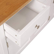 vidaXL Legno di Rovere Credenza Stile Rustico Madia Armadietto Mobile Consolle
