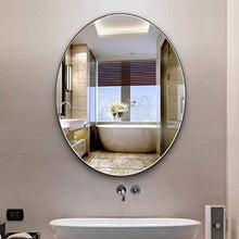 AJH Specchi da Bagno Specchio da Parete Specchio da Trucco Vanity Specchio da Bagno Senza Cornice Specchio da Bagno Ovale Specchio da Trucco a Parete per corridoio Camera