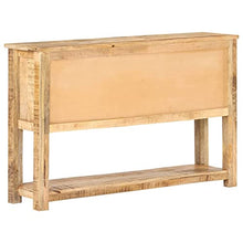 vidaXL Credenza 120x30x76 cm in Legno di Mango Grezzo