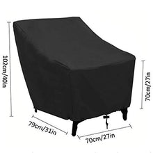 Vokmon Sedia da Giardino Polvere Anti-Luce Solare Chair Ox Tessuto Impermeabile Antivento Antipolvere