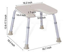 MKJYDM Sgabello da Bagno Sgabello da Bagno a Forma di U Sgabello da Bagno Sgabello da Bagno