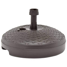 vidaXL Base Ombrellone Riempibile Sabbia/Acqua 20 L Marrone Plastica