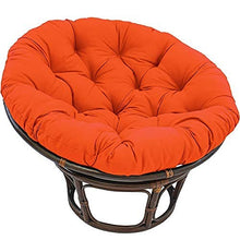 eewopjkj Grande Cuscino Rotondo per Sedia Cuscino per Sedia a Dondolo Addensato per Esterno Cuscino per Sedile a Cestino sospeso in Vimini Rattan Cuscino di Ricambio per Nido (Sedia esclusa) aranci